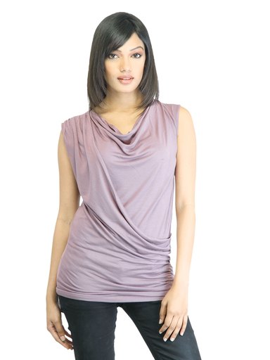 United Colors of Benetton Women Lavender Top