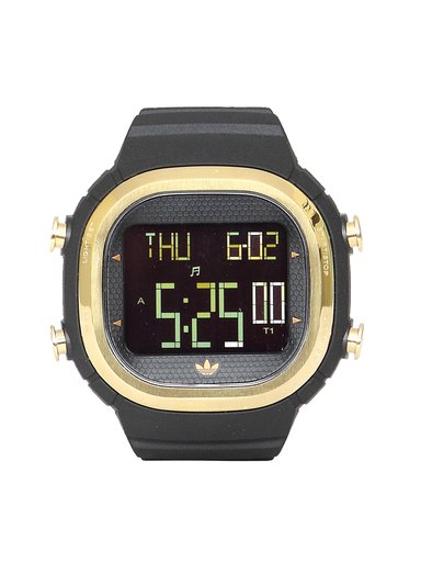 ADIDAS Unisex Seoul Black Gold Watch