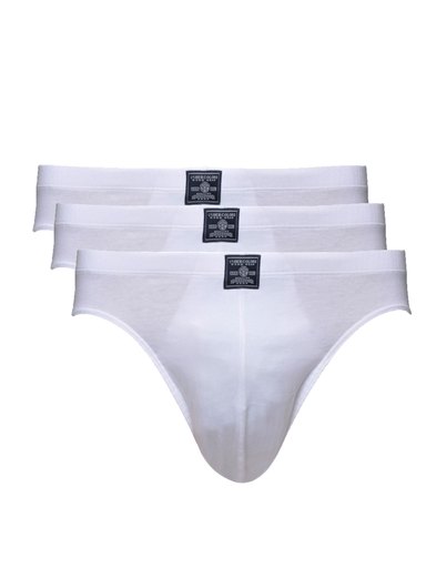 Undercolors of Benetton Men White Pack of 3 V-Briefs